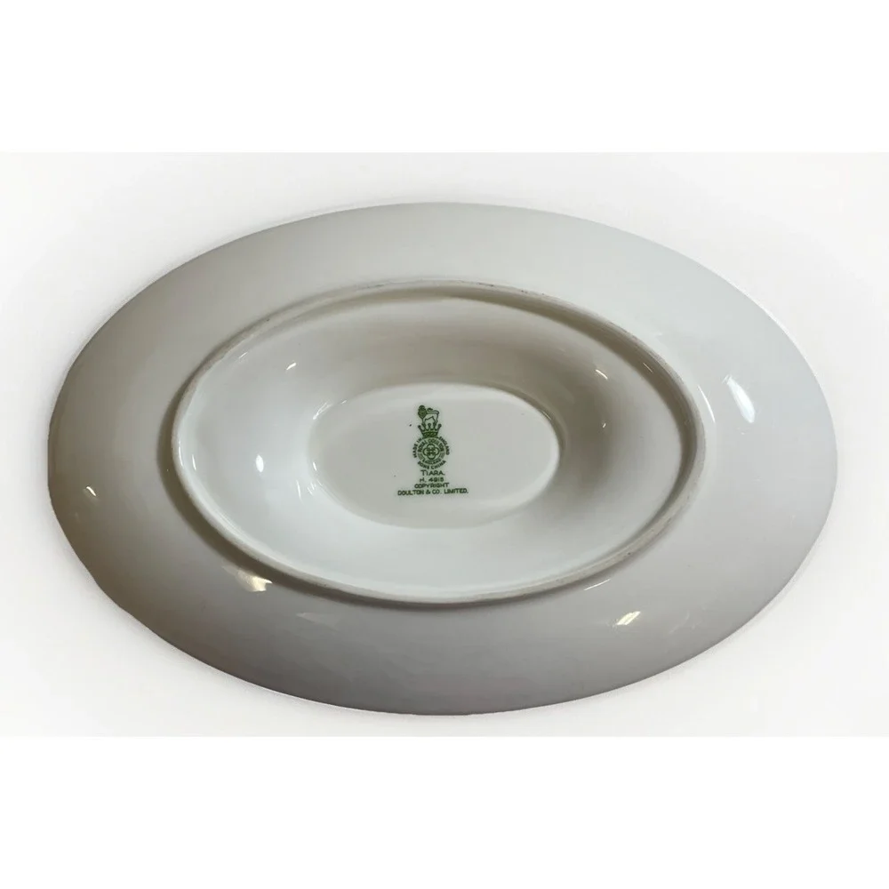 Royal Doulton Tiara H4915 Gravy Boat with Attached Under Plate Replacement Piece